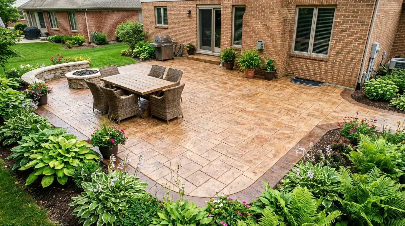 Concrete patio — Will County, IL